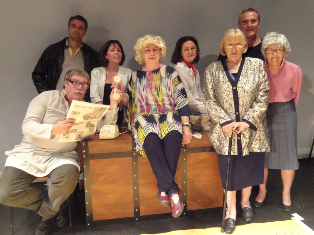 The cast of Find the Lady.